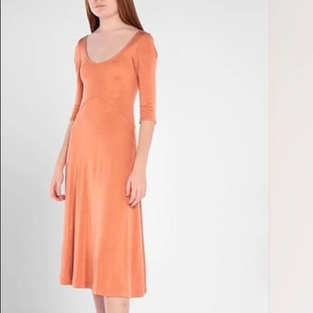 Acne Studios Orange Ballet Dress